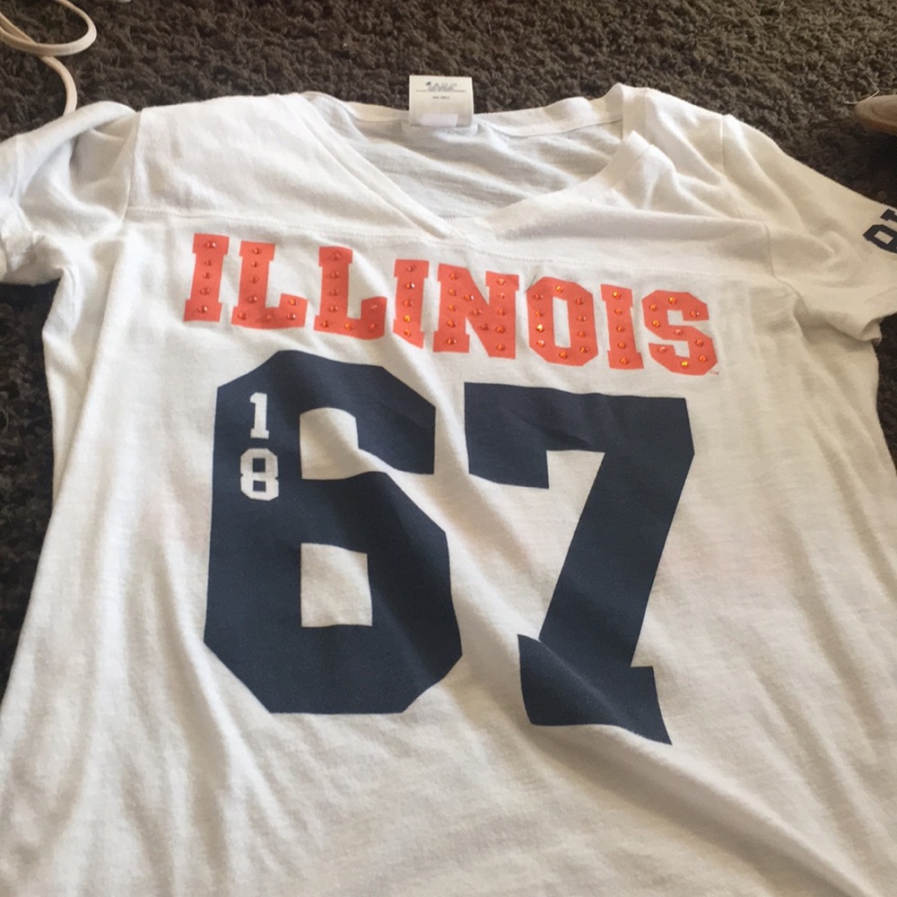 PINK ILLINI tee